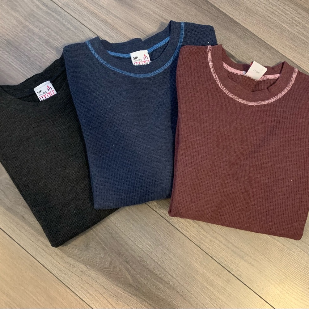 3 for $30 Thermal Waffle-knit Long Sleeve NWOT